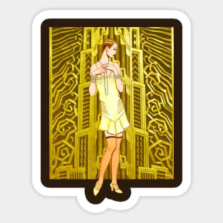 Art deco Sticker